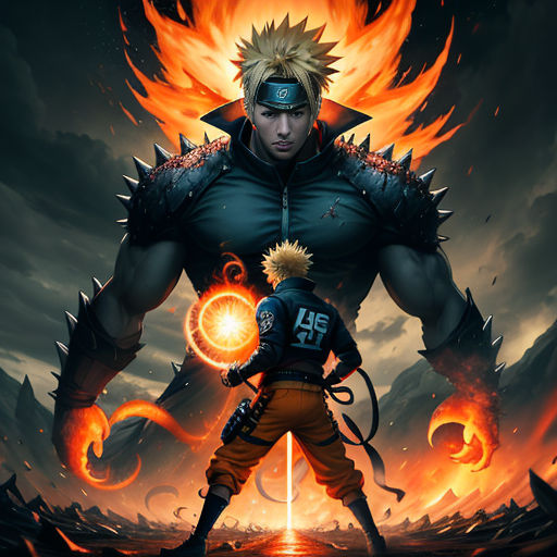 Naruto, epic, pic, with, evil, smile, a, HD wallpaper