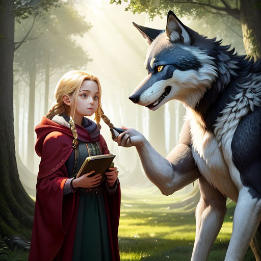 Big Red Riding Hood: Teaching the Wolf