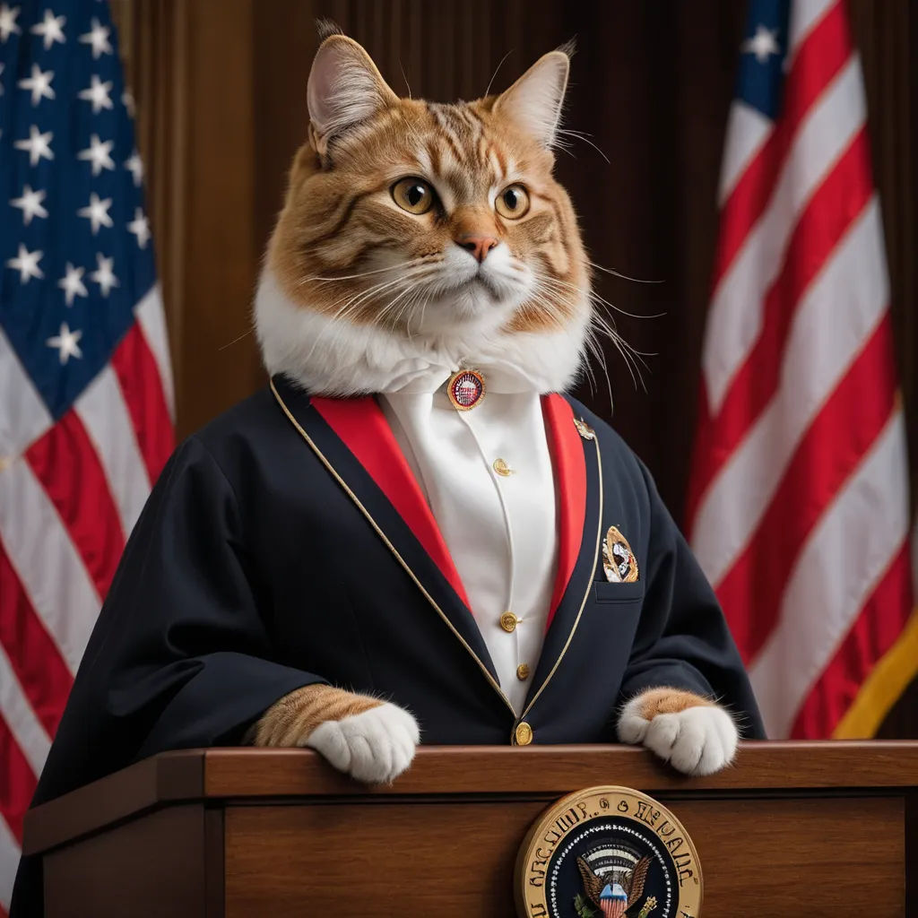 The Brave Cat and the President of America cover image