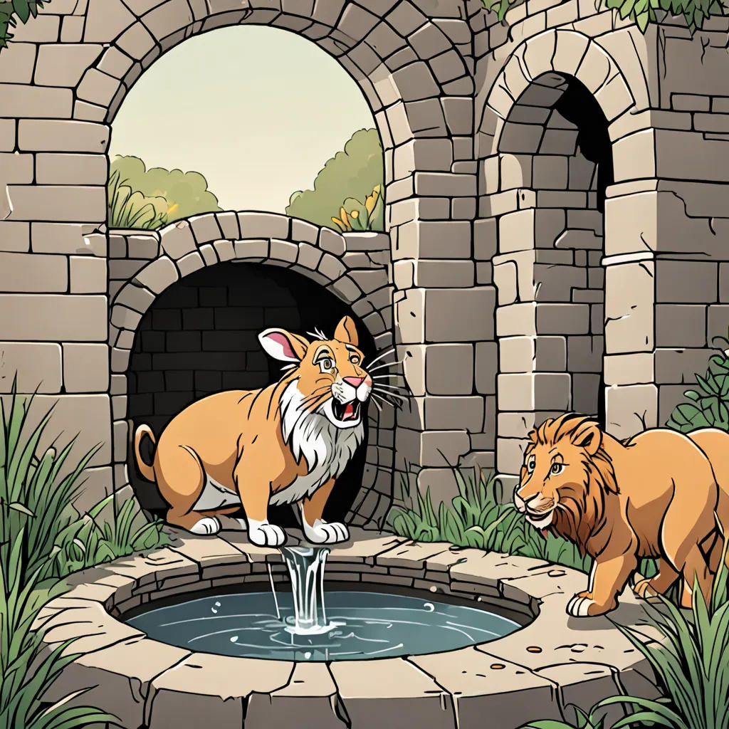 The Clever Rabbit and the Ferocious Lion
