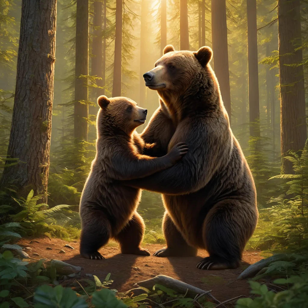 The Bear Wrestling Duo