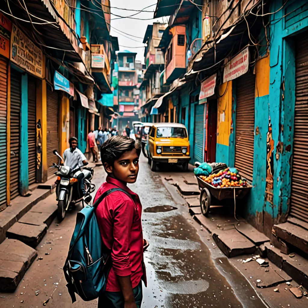 The Colorful Streets of India