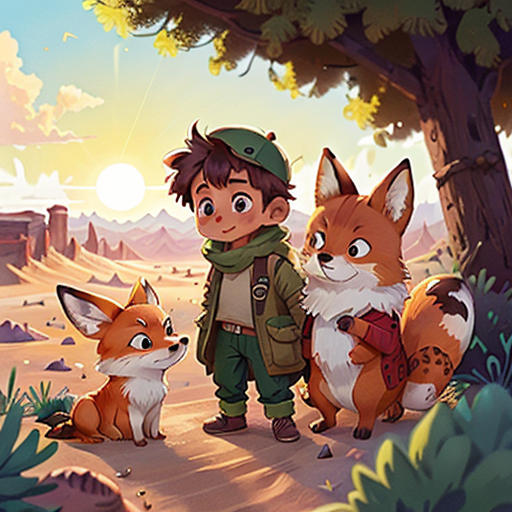 The Fox's Desert Adventure