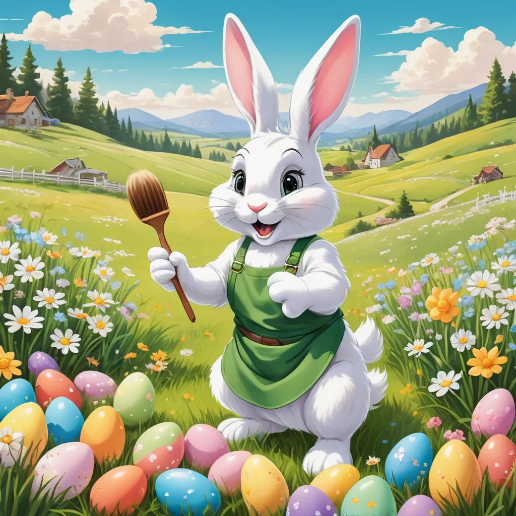 The Easter Bunny's Paint Party