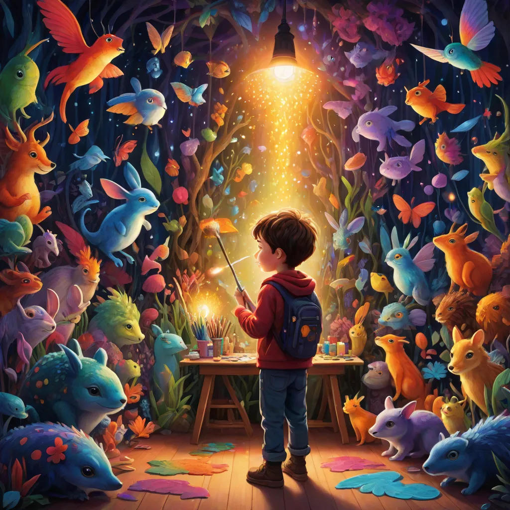 Max and the Magic Paintbrush
