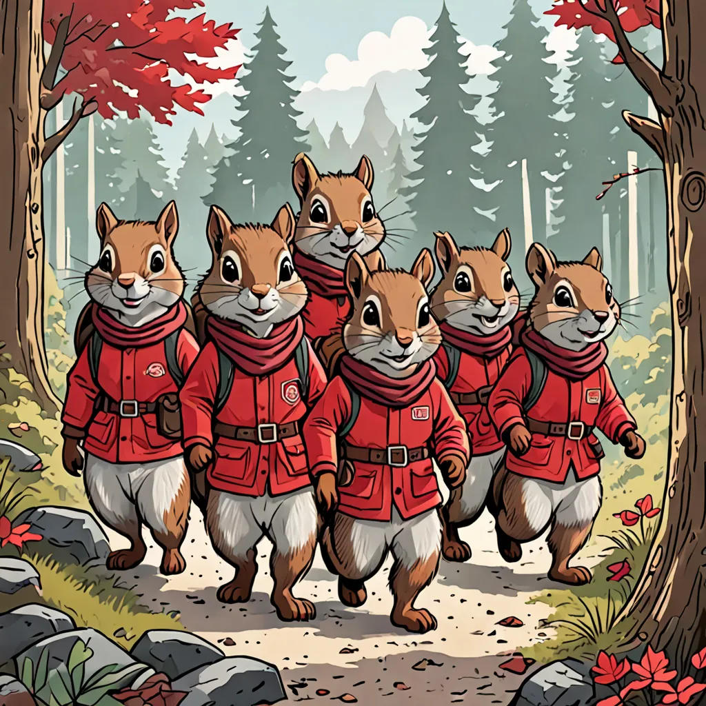 The Squirrel Scouts' Great Adventure