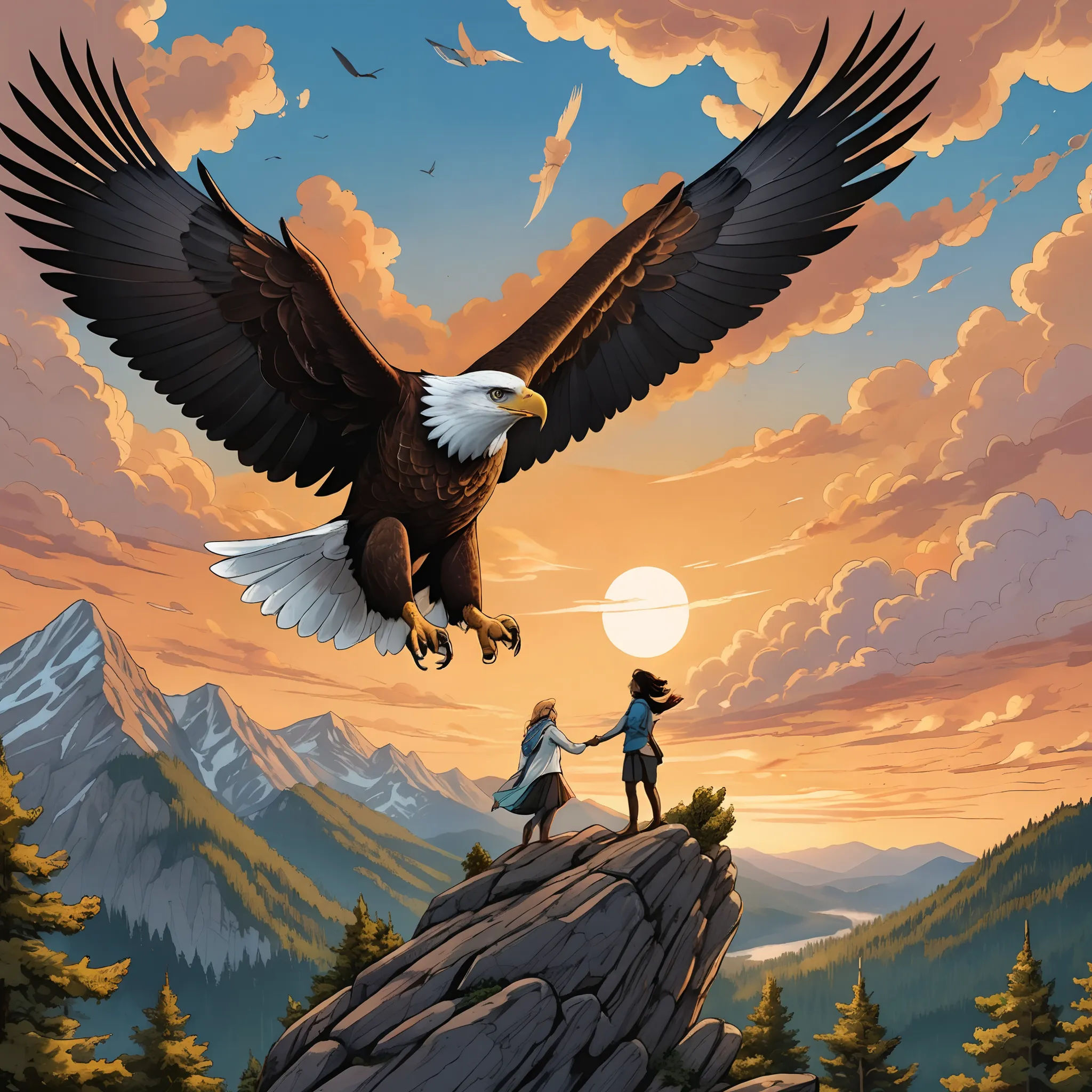 The Brave Little Eagle