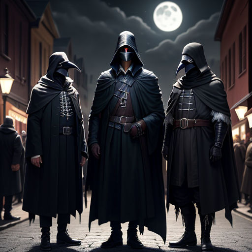 The Plague Doctor's Spectacle