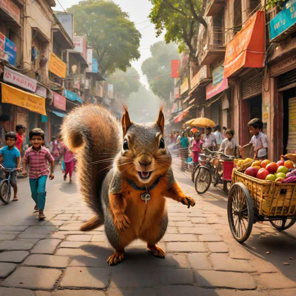 Squirrel's City Adventure