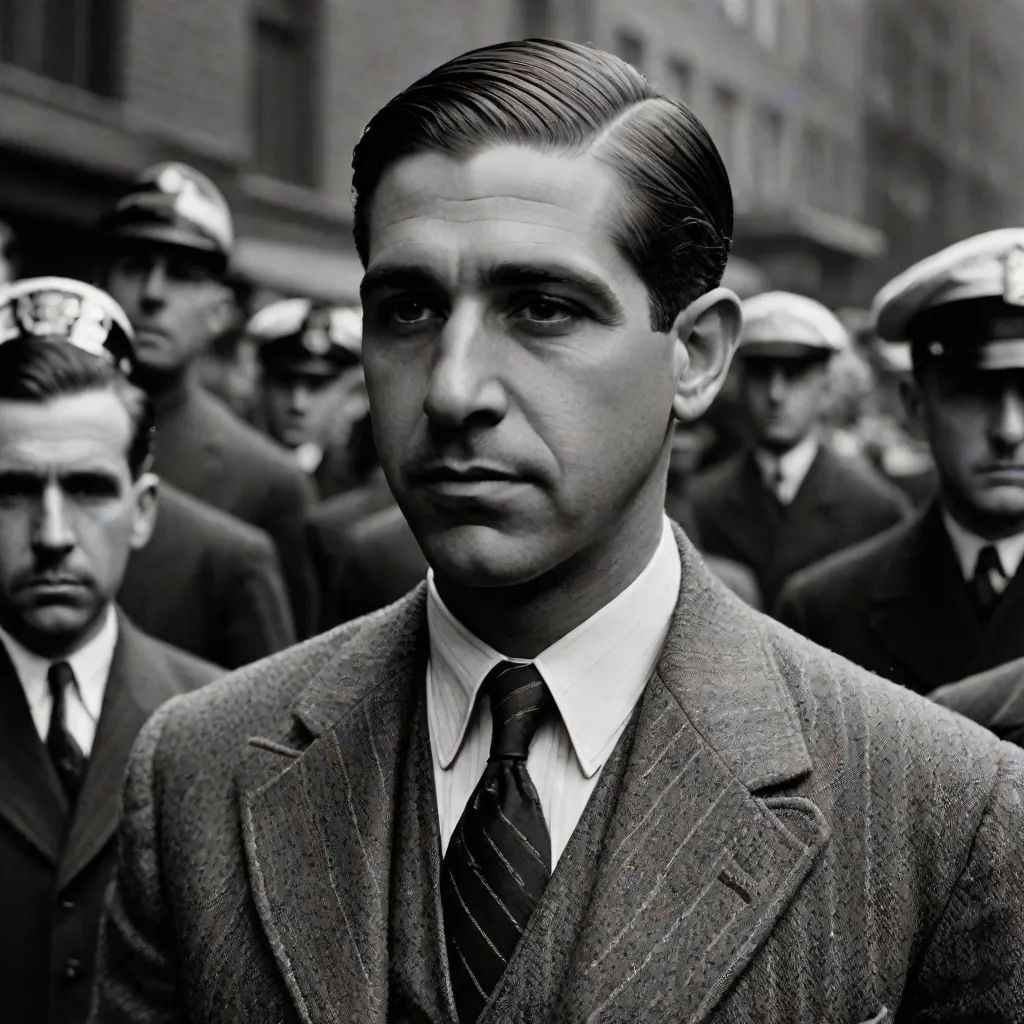 a man in a suit and tie standing in a crowd of men in uniform in a black and white photo, a colorized photo, Alfred Eisenstaedt, new objectivity, j. c. leyendecker 8 k