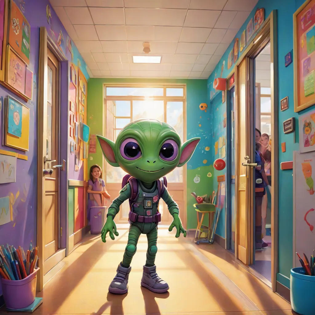 Dink's First Day at Earth School