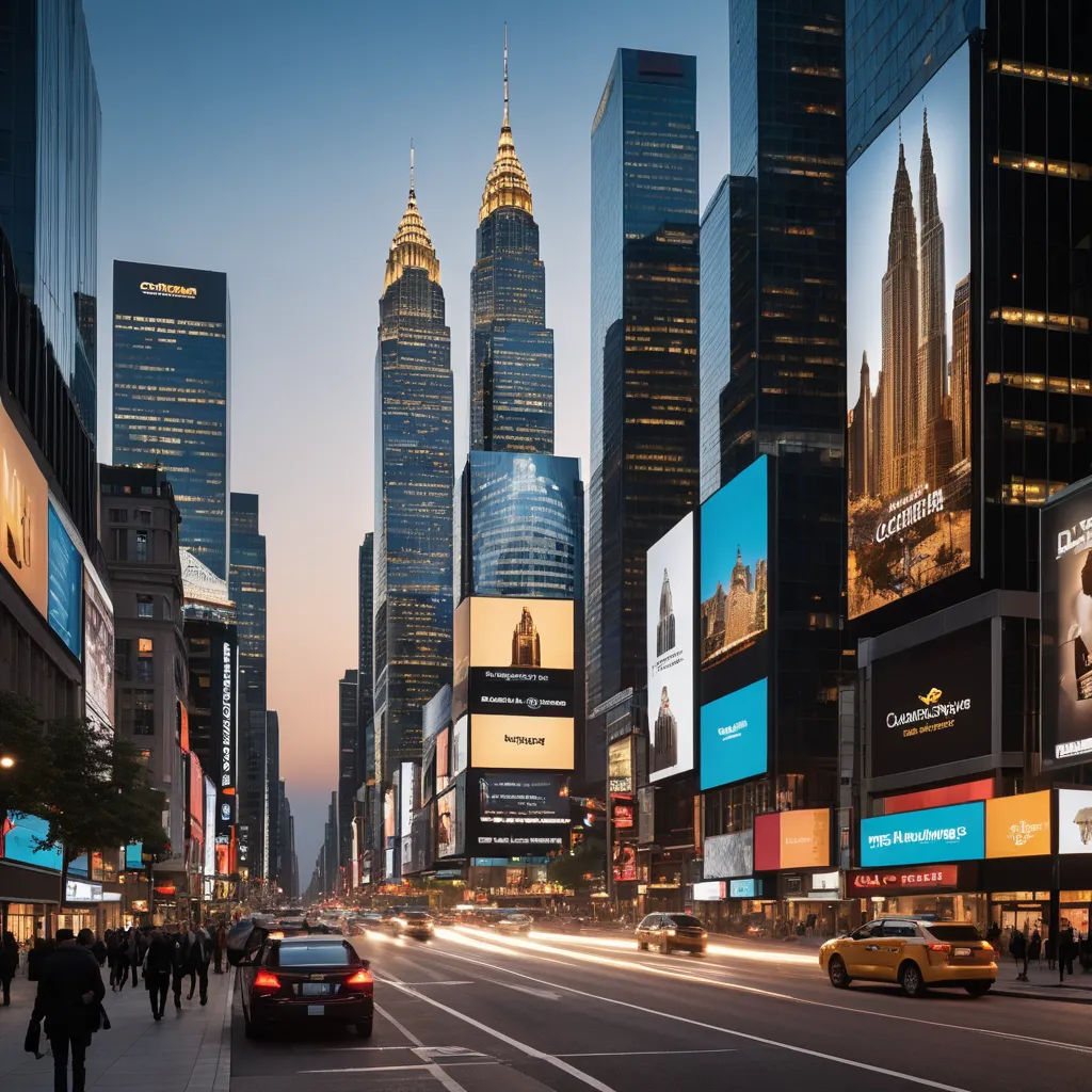 a city street with tall buildings and cars driving down it at dusk time with people walking on the sidewalk, american scene painting, a digital rendering, Alson S. Clark, city background