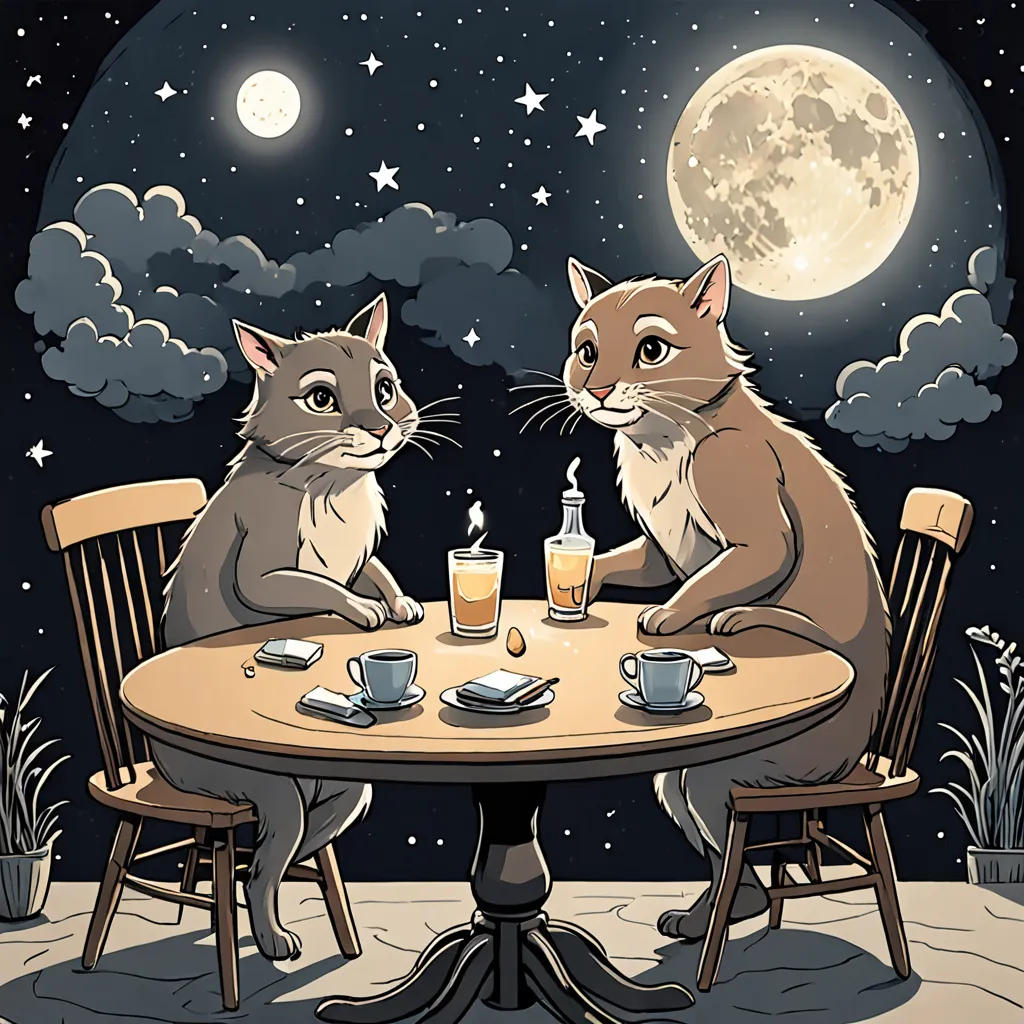 Peanut and Gatita's Midnight Feast