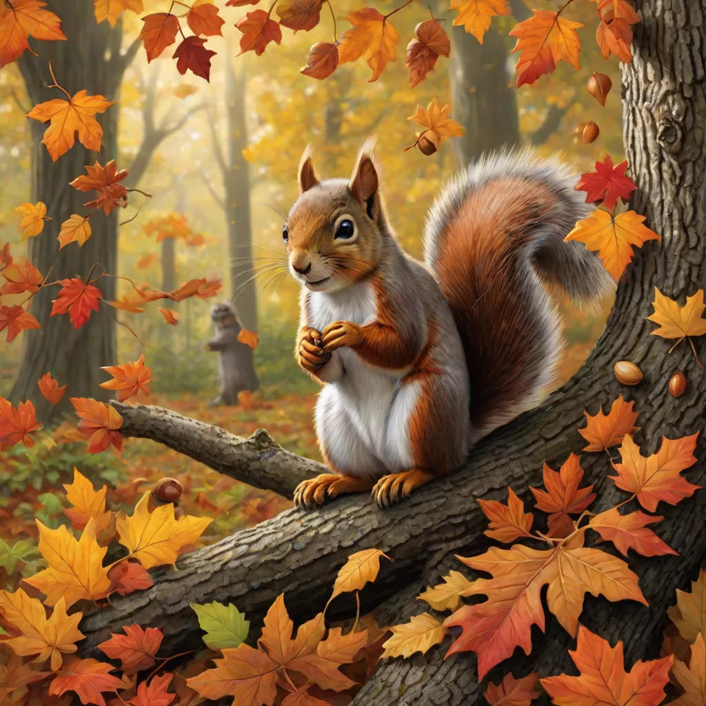 The Brave Little Squirrel