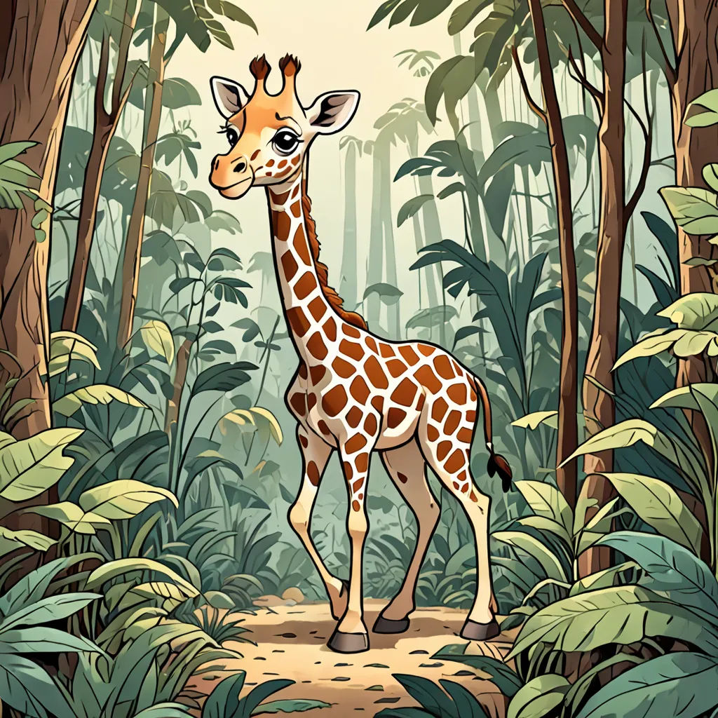 The Little Giraffe's Adventure