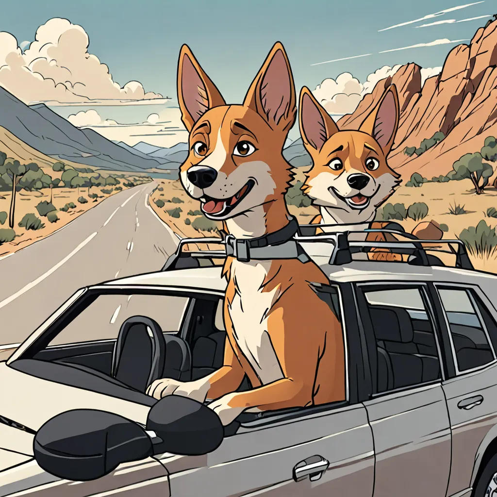 Dingo's Mischievous Road Trip