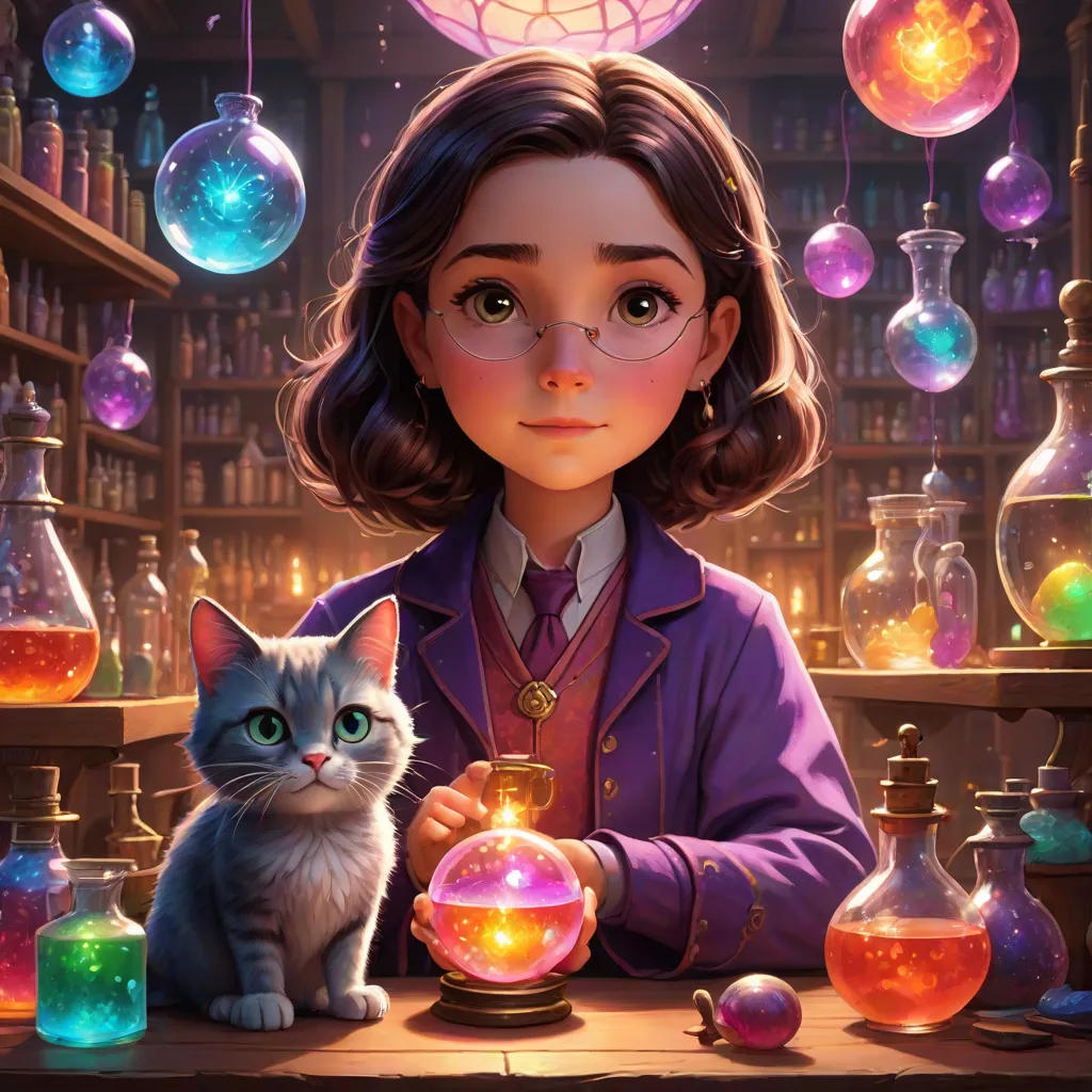 Ruth and the Scientist Cat