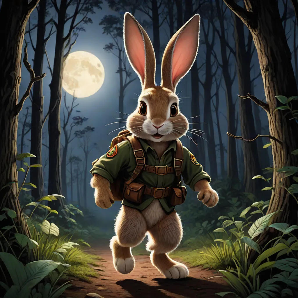 The Brave Little Rabbit