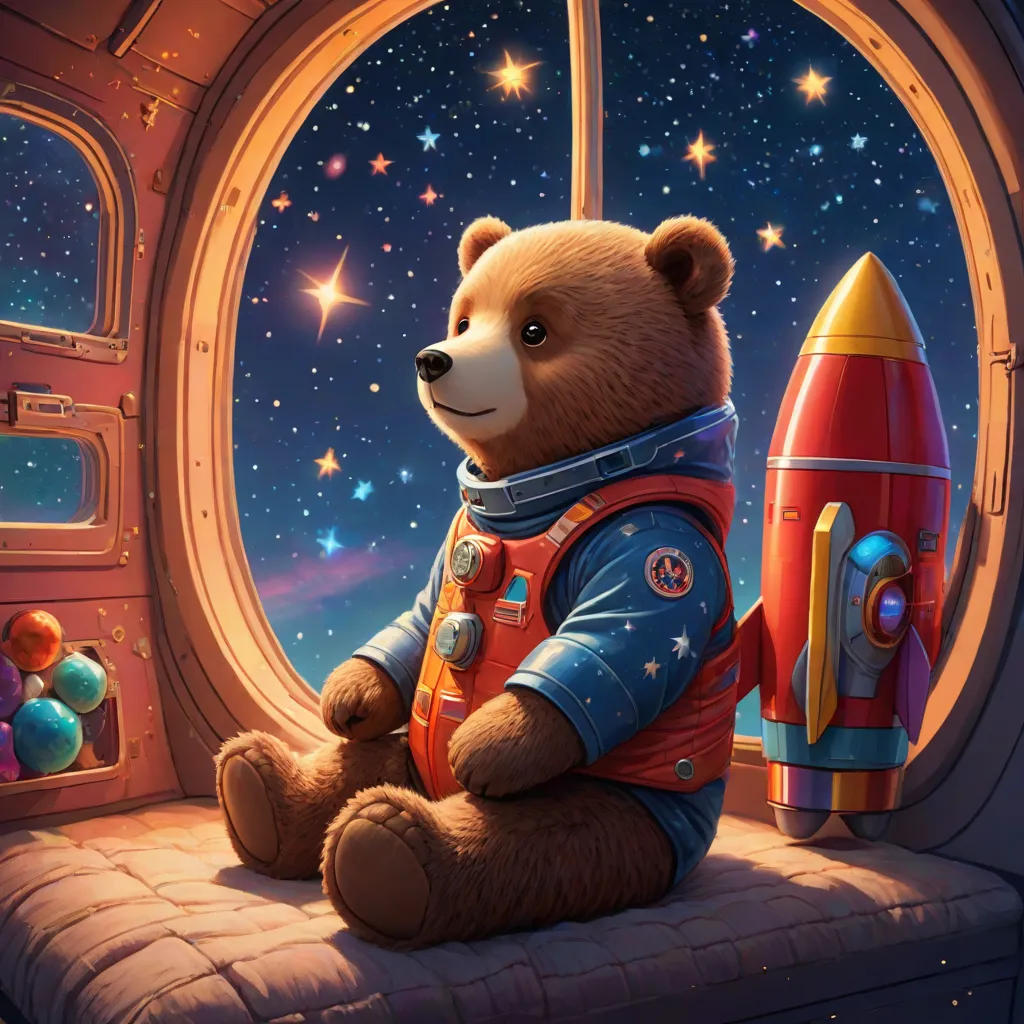 Mimpi Beruang Kecil ke Luar Angkasa