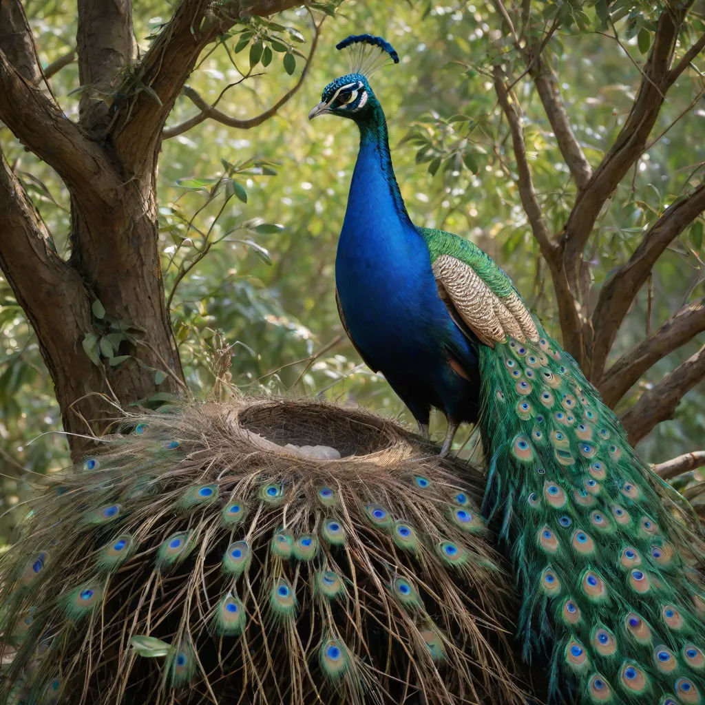 The Proud Peacock and the Diligent Sparrow