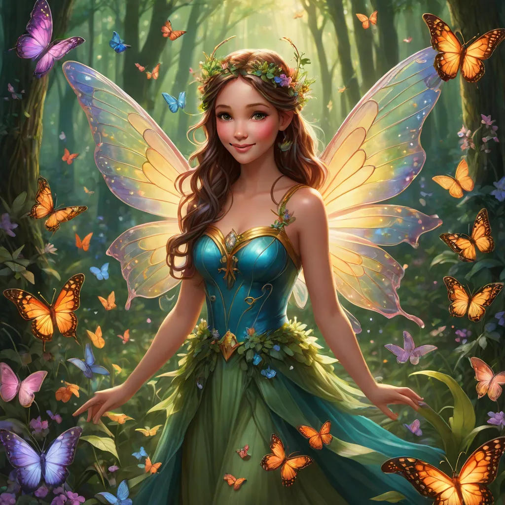 The Kind Fairies of the Magical Forest