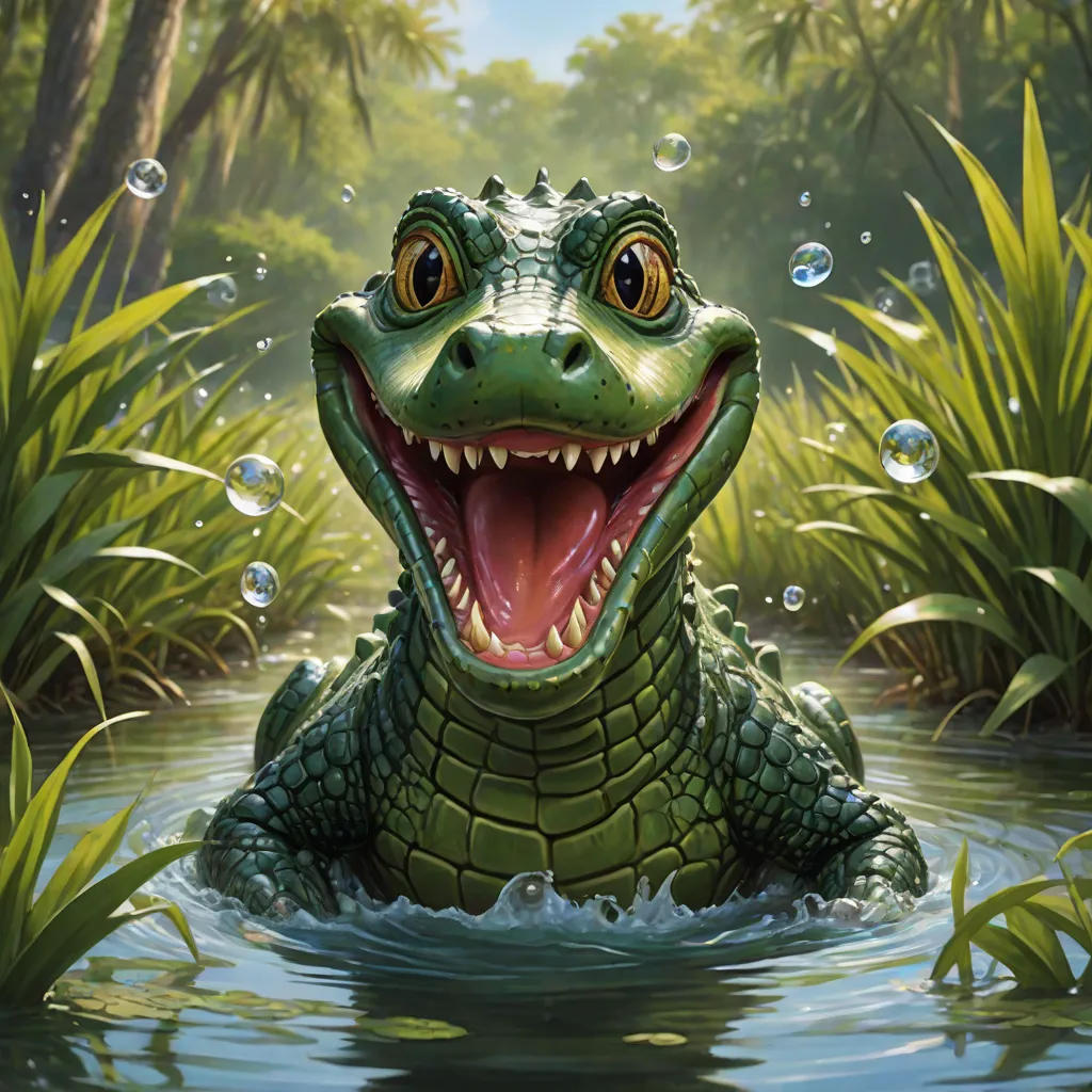 Oke the Mischievous Alligator