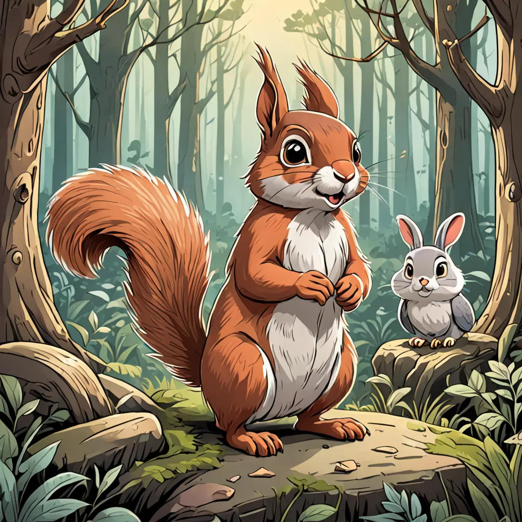 The Brave Squirrel's Quest