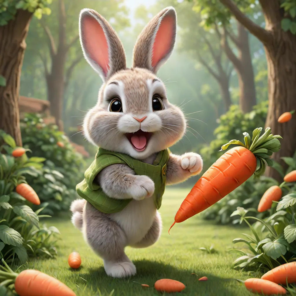 The Little Bunny and the Big Carrot
