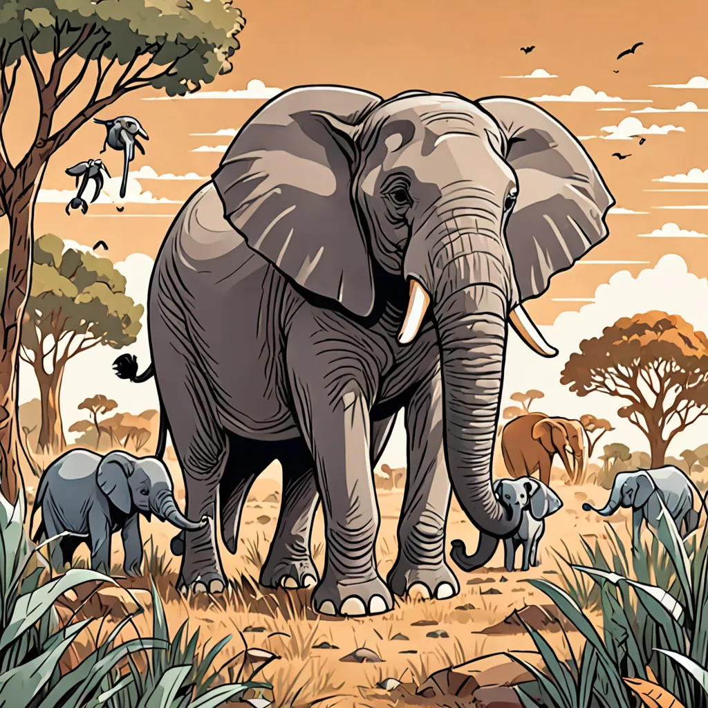 The Curious Elephant