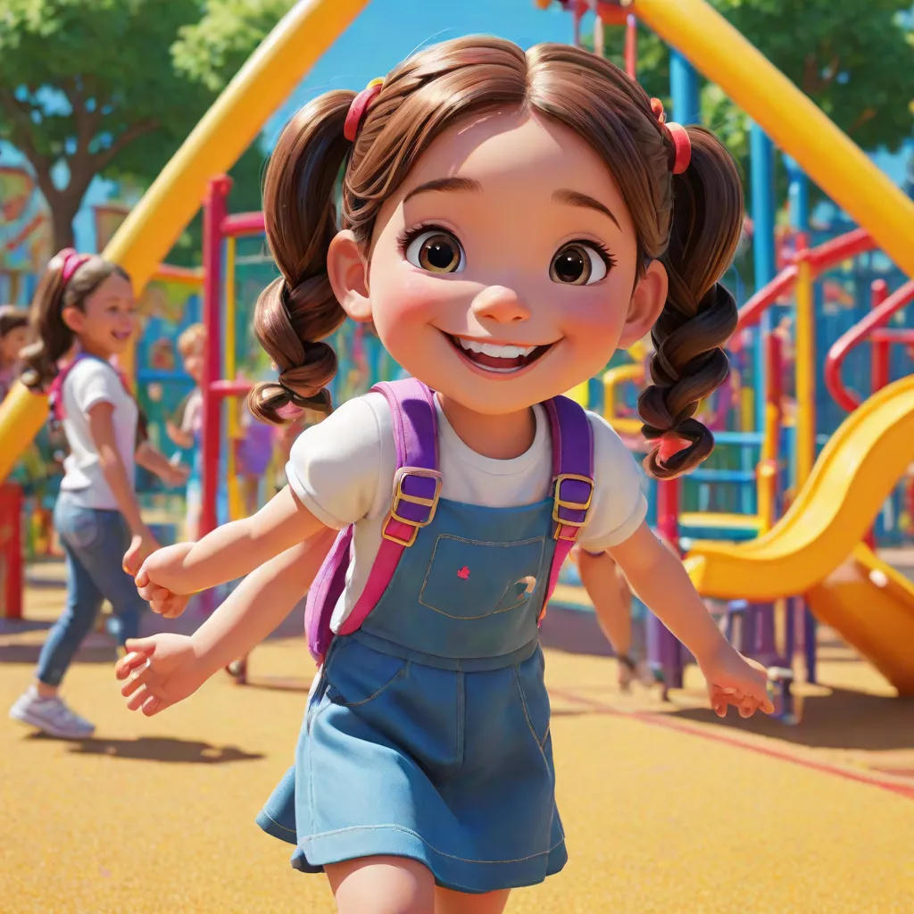 Pigtails and New Friends