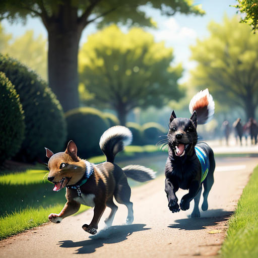 Reggie and the Squirrel Chase
