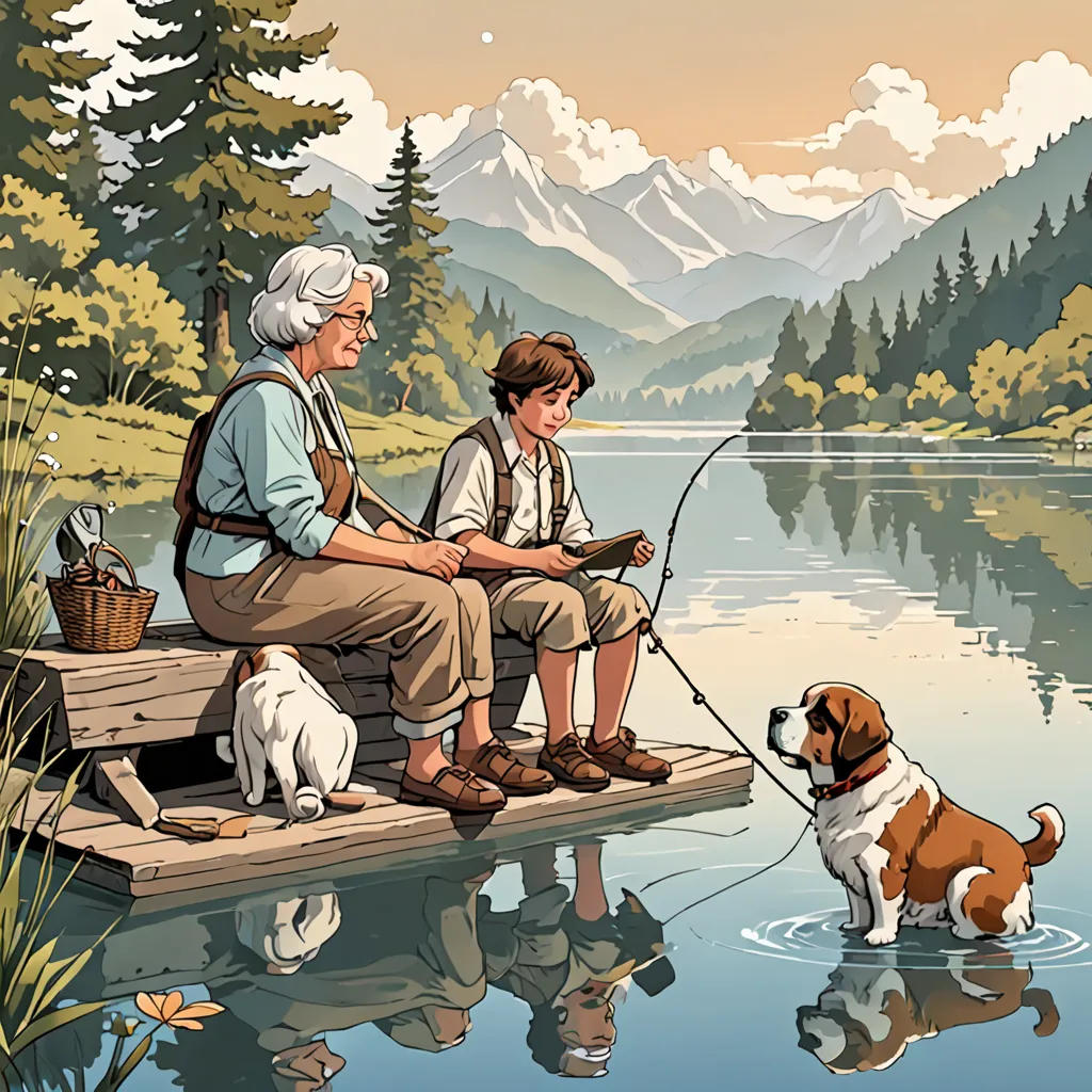 Judah And Grandma JoJo's  Fishing Adventure