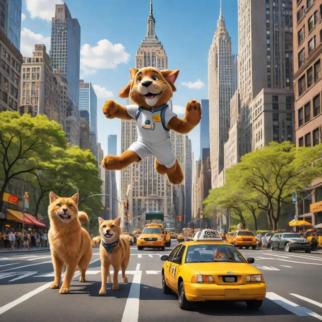 Two Kittens in a Big City