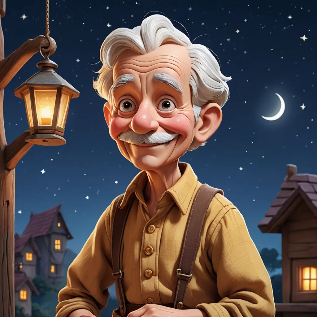 a cartoon man with a mustache and a moustache on his face standing next to a lamp post, fantasy art, a character portrait, Cliff Childs, highly detailed digital painting