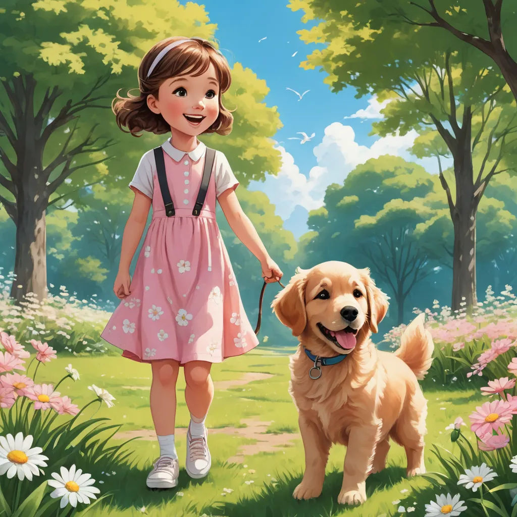 The Girl and the Puppy