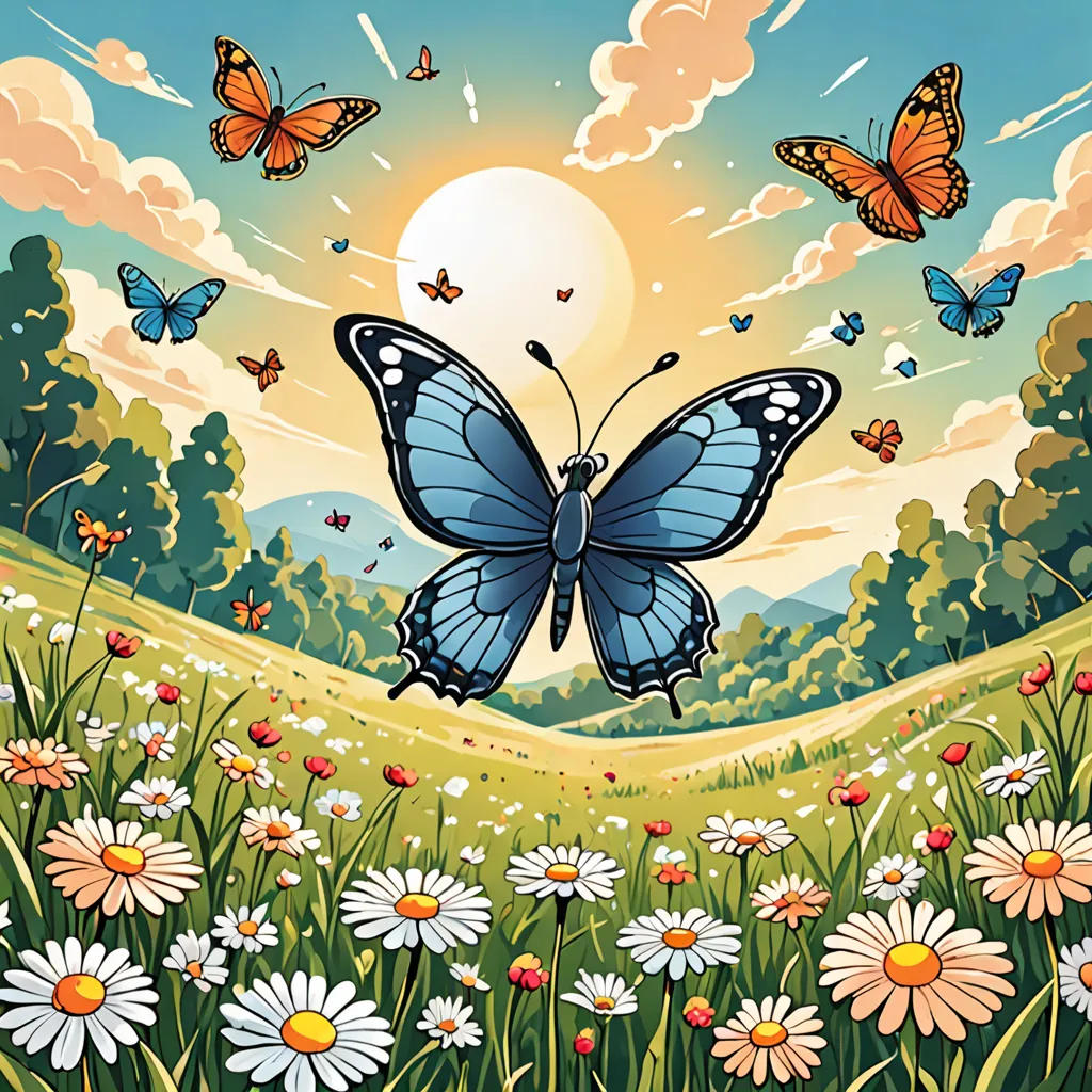 The Little Rainbow Butterfly's Big Heart