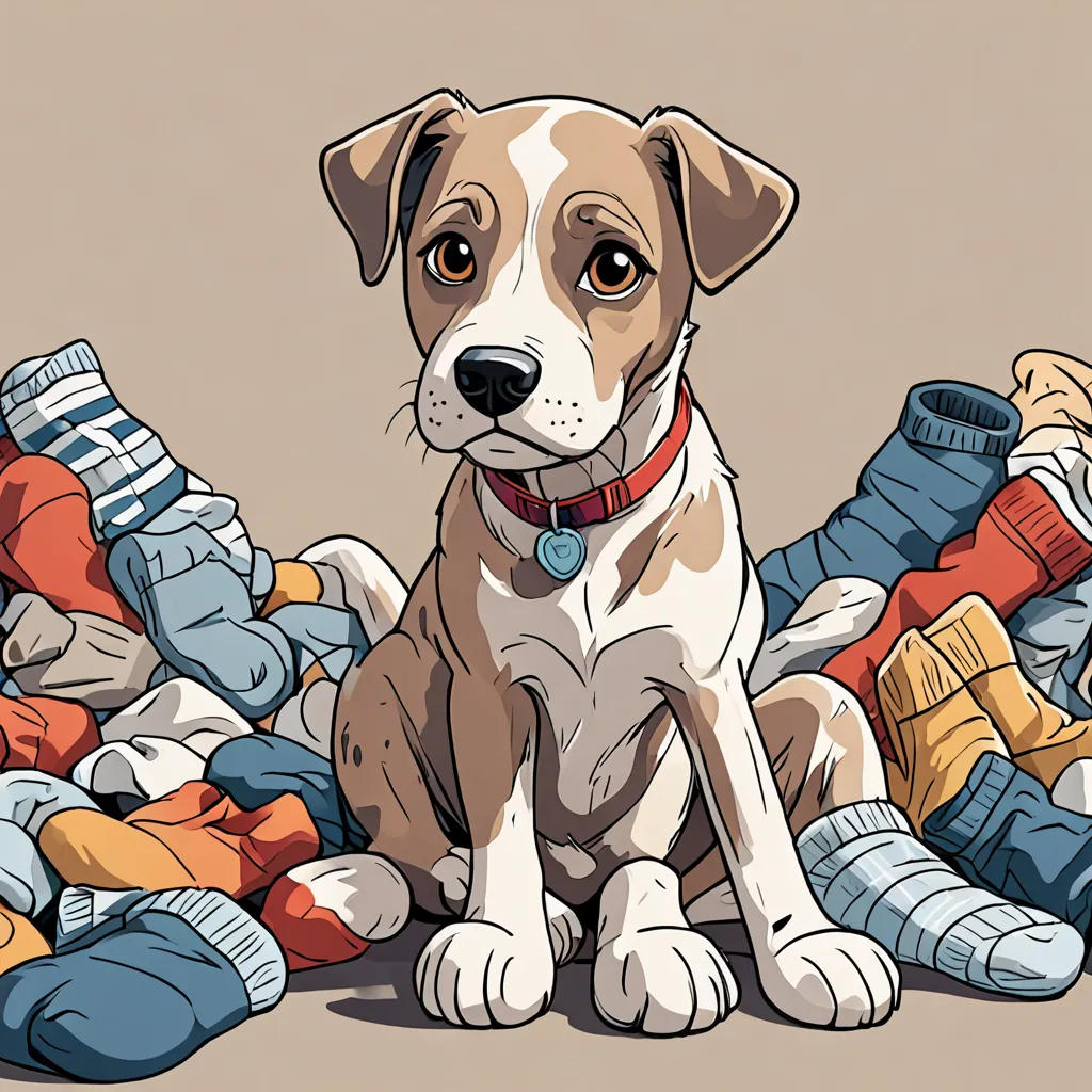 The Shoe-Seeking Pup