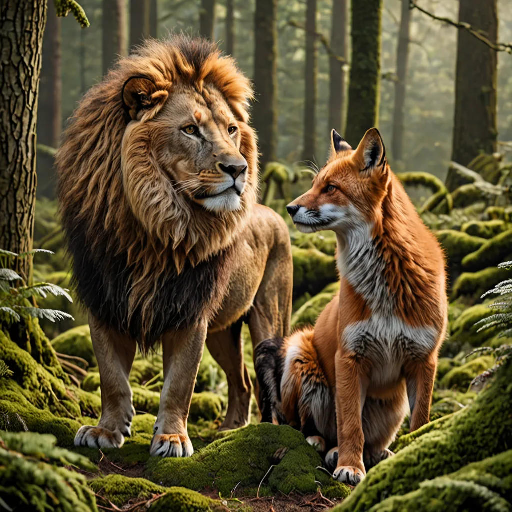 The Lion, The Fox, And The Forest