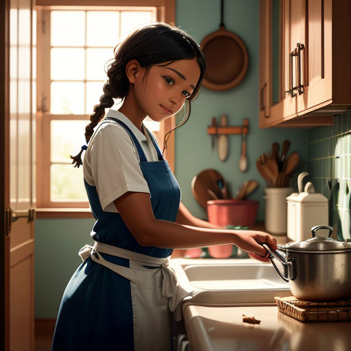 Maid Cooking, Petra