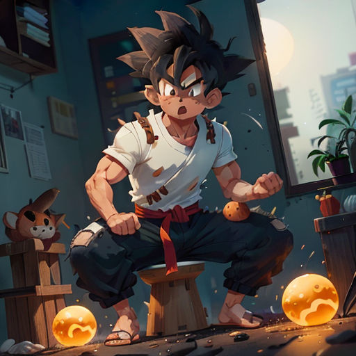 a young man sitting on a stool in a room with pumpkins and a cat on the floor next to him