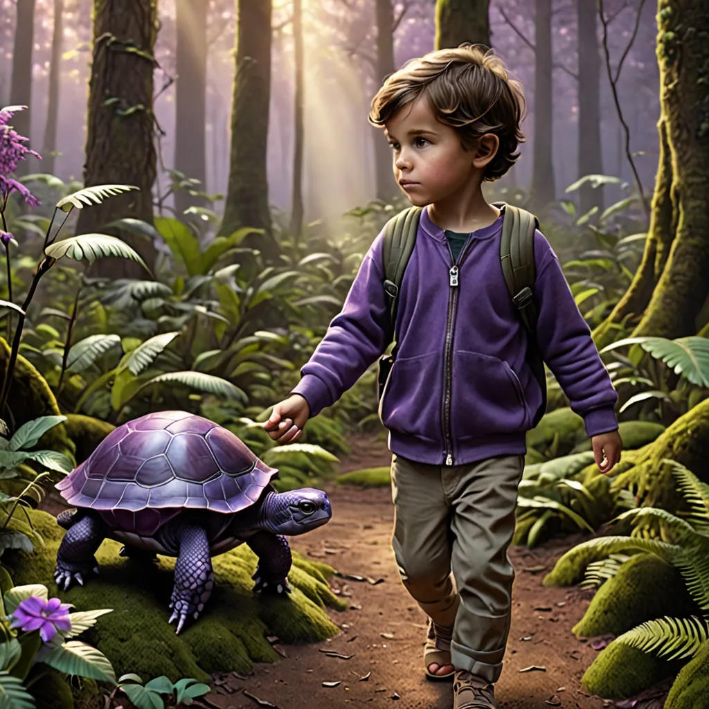 The Adventure of Tony and the Purple Turtle