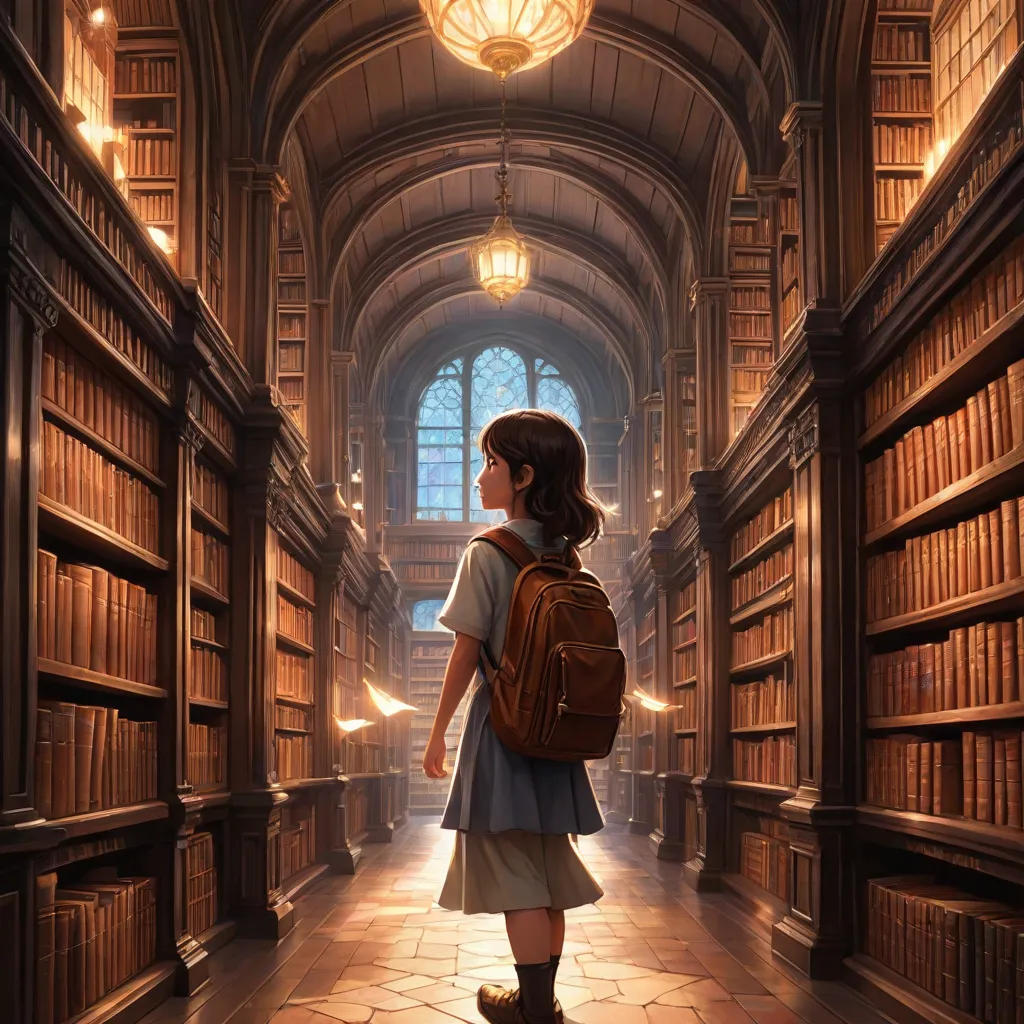 The Magical Library Adventure