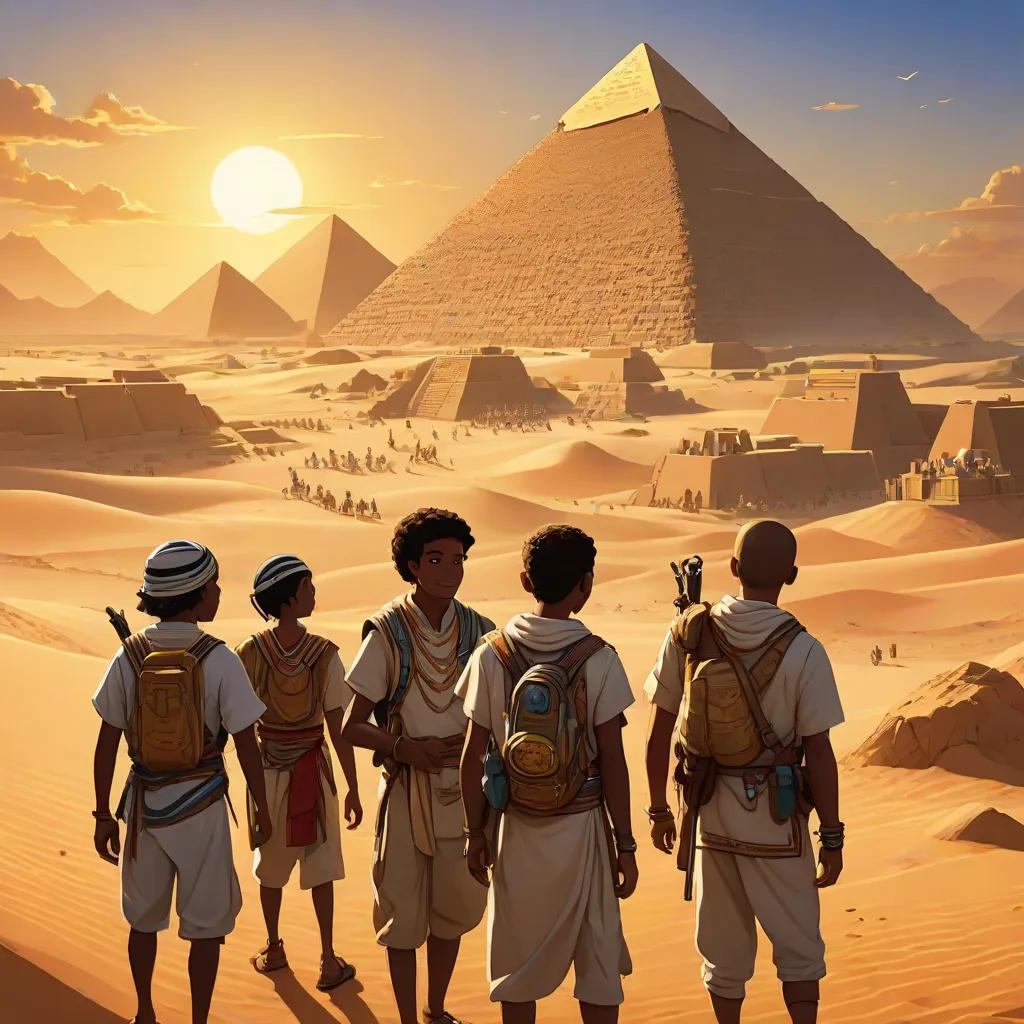 The Time-Traveling Troupe: Adventures in Ancient Societies