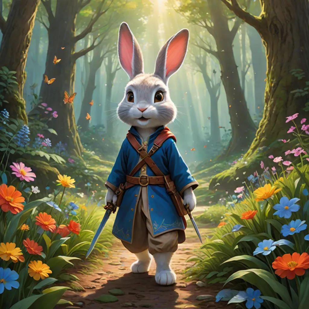 The Brave Boy and the Talking Rabbit