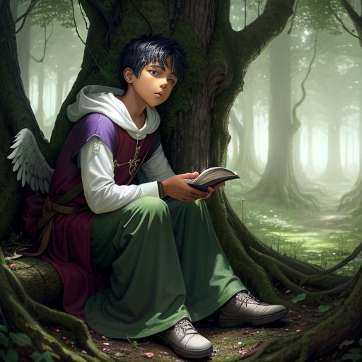 A aventura inesquecível de Angel Gabriel na Floresta desconhecida
