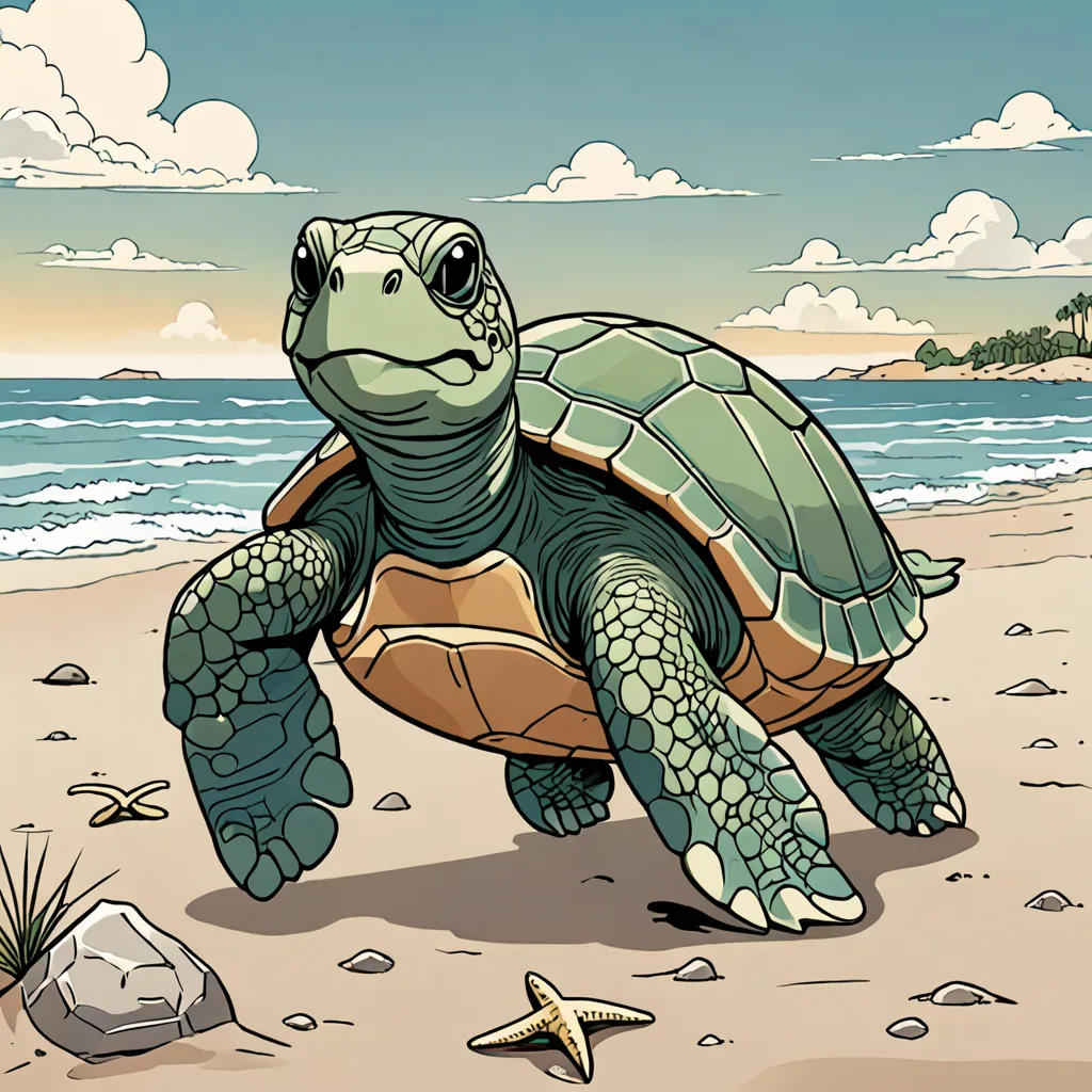 Chura the Sea Turtle and the Beach Brigade
