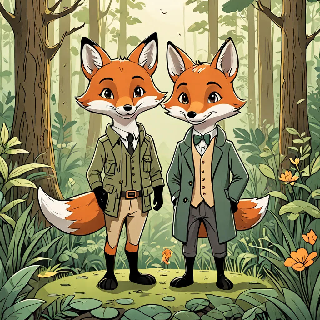 The Fox and Duck