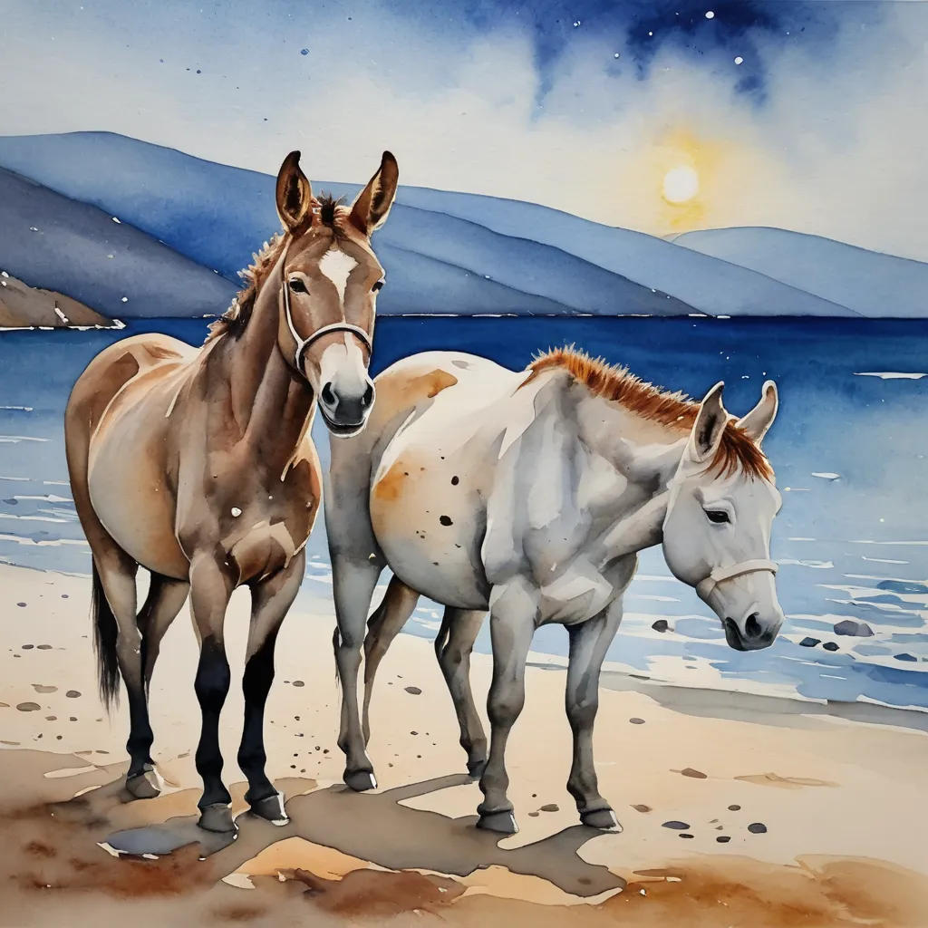 The Donkey and the Argentine Cow