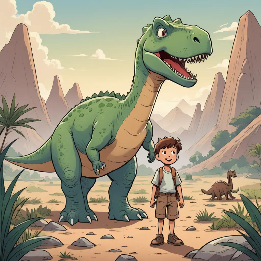 Tommy and the Time-Traveling T-Rex