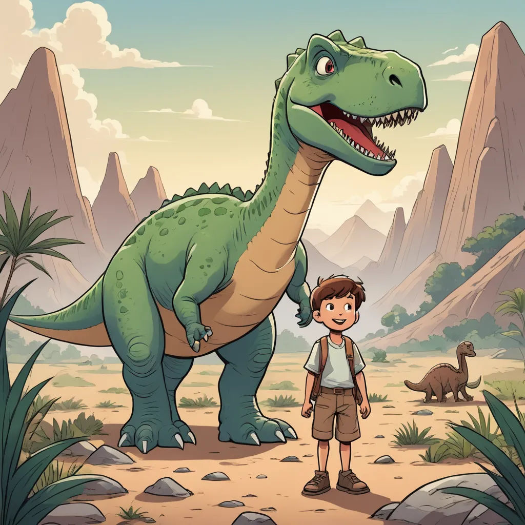 Tommy and the Time-Traveling T-Rex